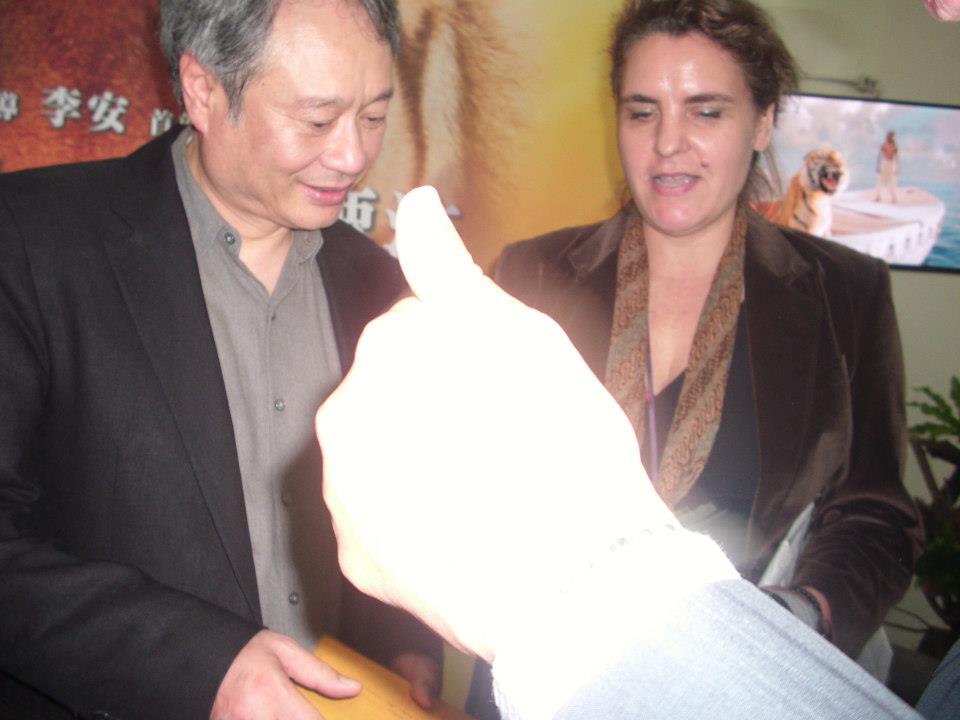 Me & world-famous, premiere film director Lee Ang